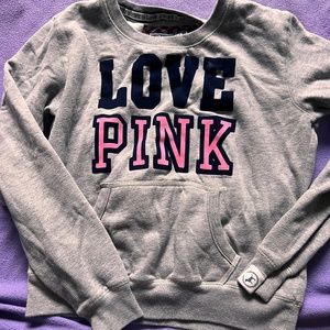 VS Pink crewneck sweatshirt
